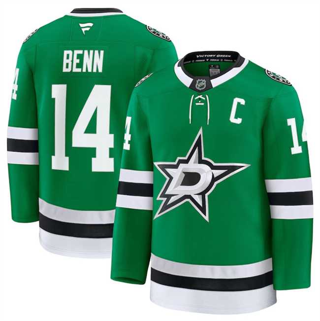 Mens Dallas Stars Active Player Custom Green 2024-25 Home Stitched Hockey Jersey Dzhi